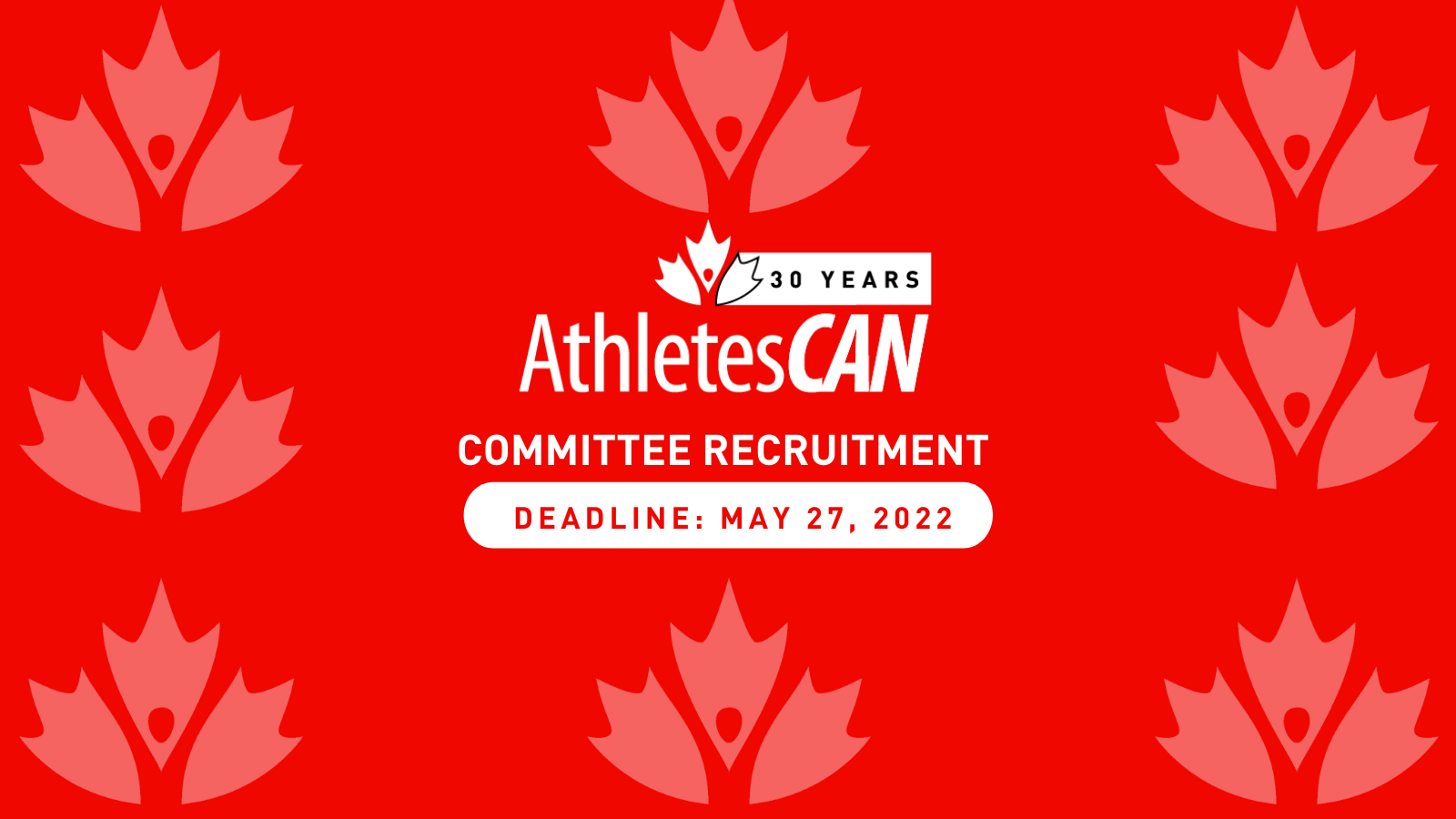Call for Expression of Interest: AthletesCAN seeks new committee members