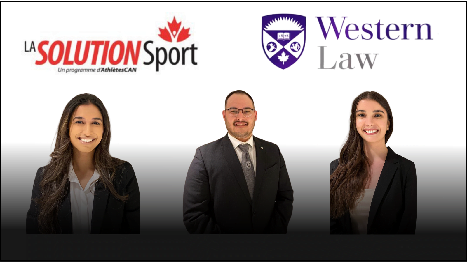 AthlètesCAN et la Faculté de droit de Western dévoilent les nouveaux gestionnaires de programme de la Solution Sport