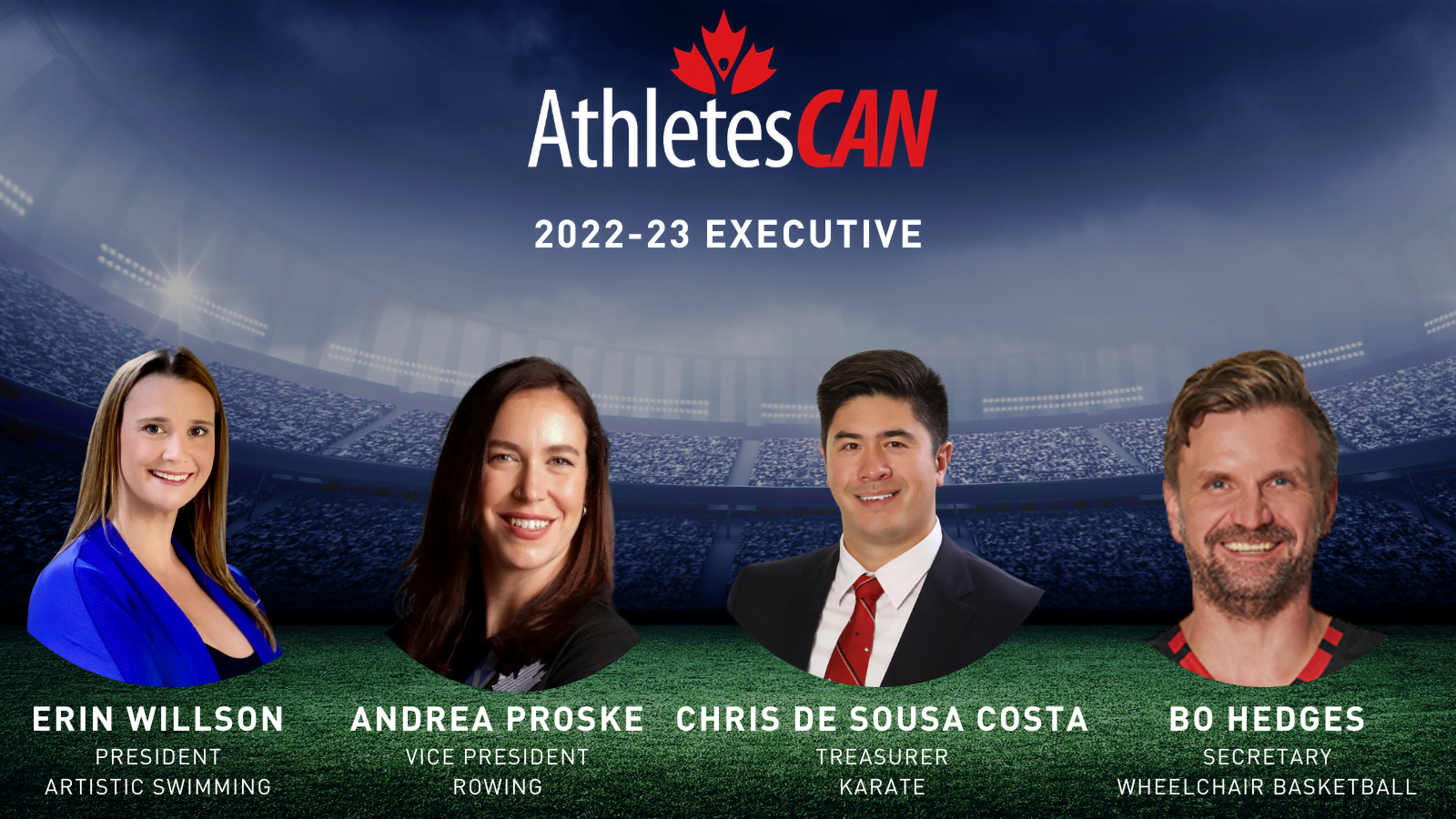 AthletesCAN appoints Proske Vice President, de Sousa Costa Treasurer, announces 2022-23 Executive