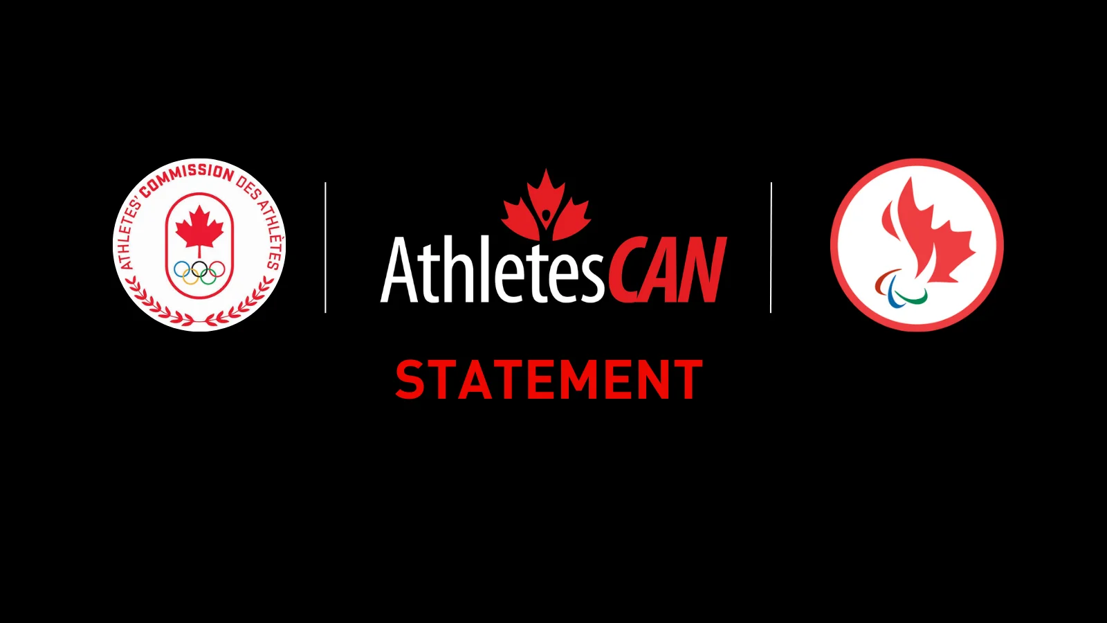 AthletesCAN, COC AC and CPC AC logos