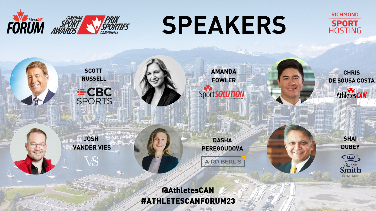 Speaker lineup unveiled for 2023 AthletesCAN Forum and 46th Canadian Sport Awards