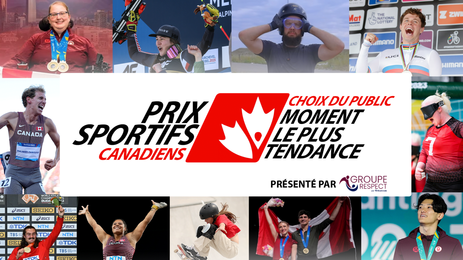 Prix Sportifs Canadiens Choix du public Moment le plus tendance de l’année Présenté par Groupe respect