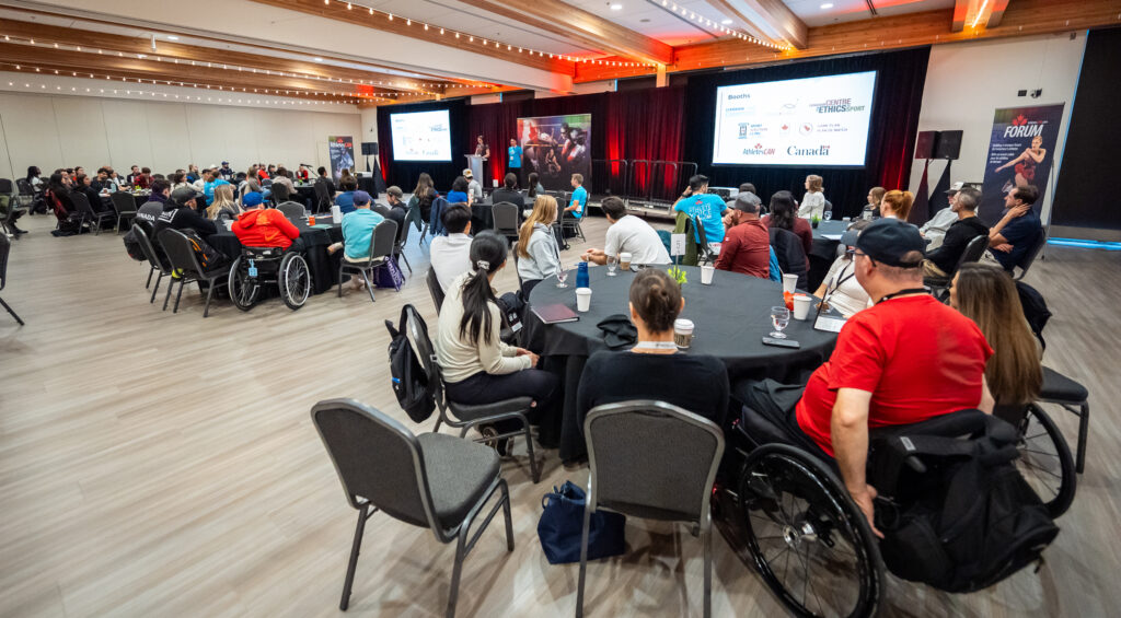 Highlights from the 2025 AthletesCan Forum and Awards at Winsport’s Markin McPhail Centre Legacy Room in Calgary, AB on October 3, 2025. (Photo: Dave Holland/AthletesCan).