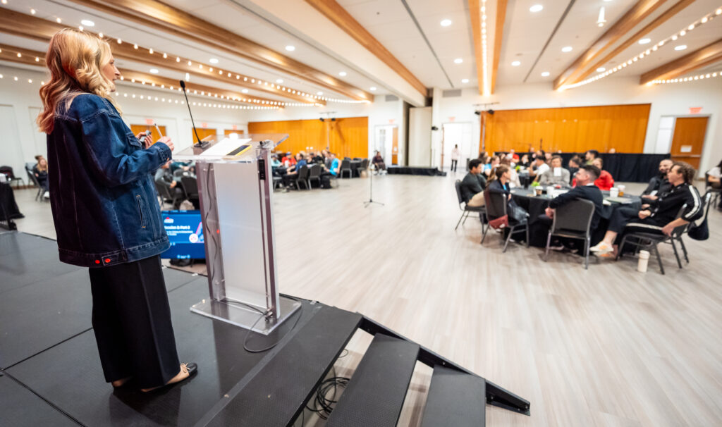Highlights from the 2025 AthletesCan Forum and Awards at Winsport’s Markin McPhail Centre Legacy Room in Calgary, AB on October 3, 2025. (Photo: Dave Holland/AthletesCan).