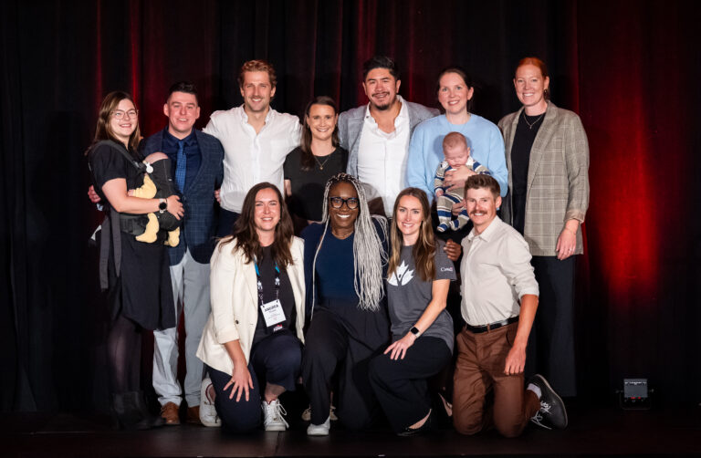 AthletesCAN Board and Staff at CSA Awards at WinSport’s Markin McPhail Centre Legacy Room in Calgary, AB on October 3, 2025. (Photo: Dave Holland/AthletesCAN).
